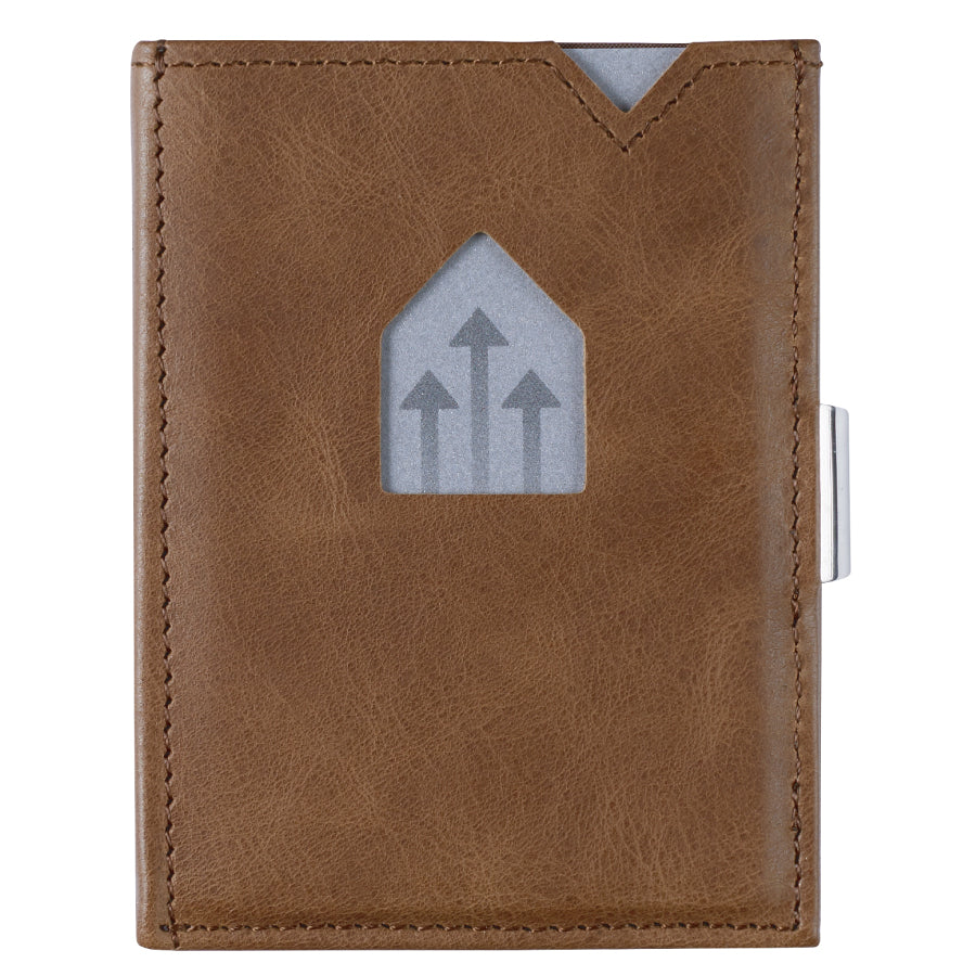 EXENTRI Wallet Hazelnut - mit RFID-Schutz