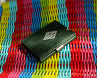 EXENTRI Wallet Green - mit RFID Schutz