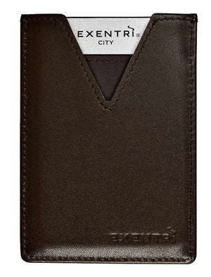 EXENTRI Wallet City Brown - Exentri Wallets - Smart Wallet