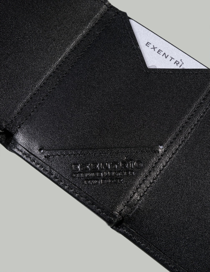 EXENTRI Wallet Black - mit RFID-Schutz - Exentri Wallets - Smart Wallet