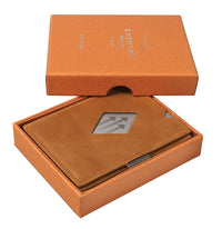 EXENTRI Wallet Cognac - mit RFID-Schutz - Exentri Wallets - Smart Wallet