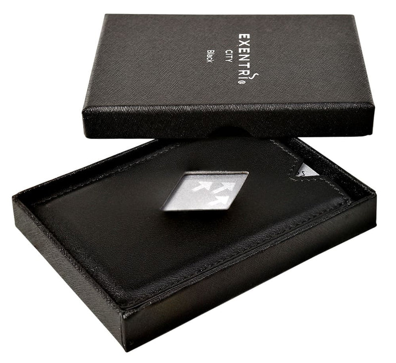 EXENTRI Wallet City Black - Exentri Wallets - Smart Wallet