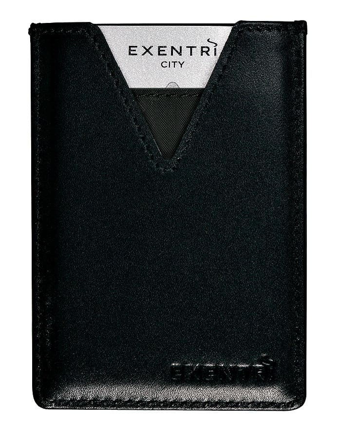 EXENTRI Wallet City Black - Exentri Wallets - Smart Wallet