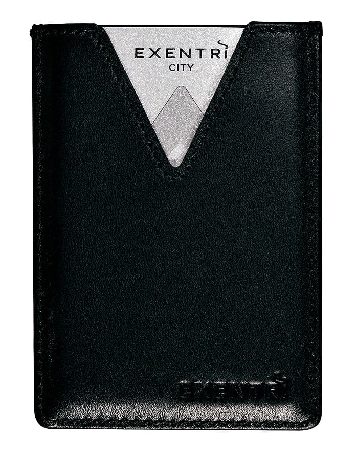 EXENTRI Wallet City Black - Exentri Wallets - Smart Wallet