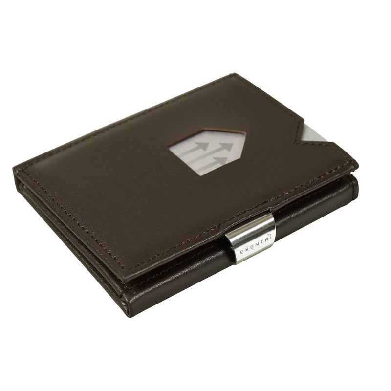 EXENTRI Wallet Brown - mit RFID-Schutz - Exentri Wallets - Smart Wallet